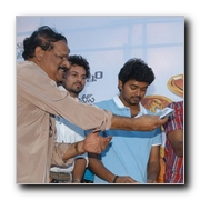 Vijay at Hyderabad